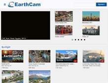 Tablet Screenshot of earthcam.com